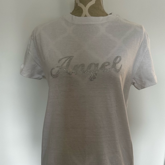 Brand new never worn rhinestone angel t shirt dress from pretty little thing - Picture 8 of 10